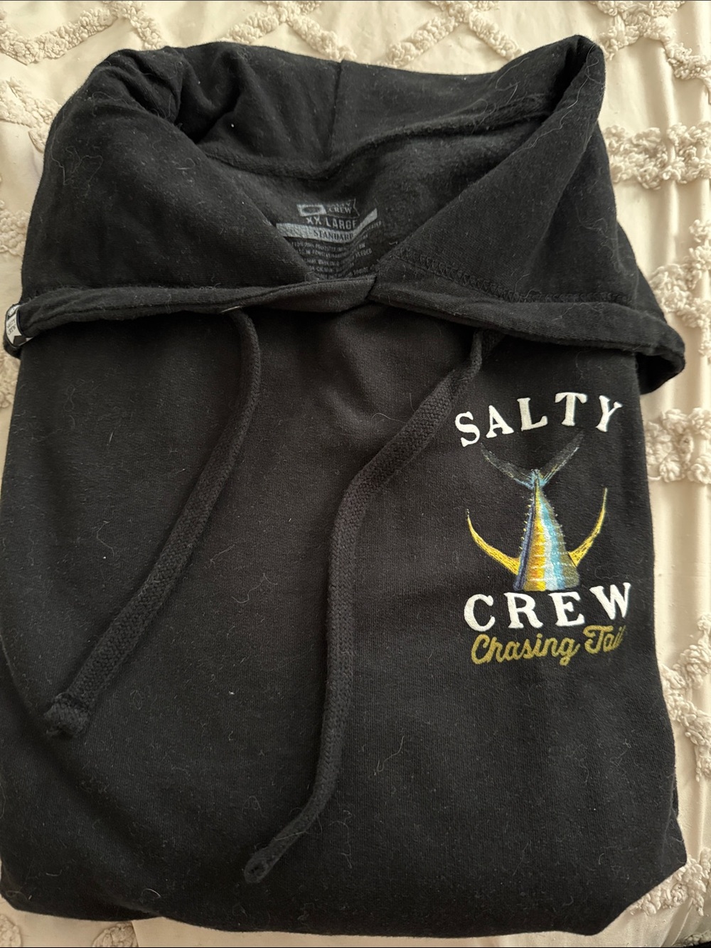 Salty Crew Chasing Tail Black Hoodie